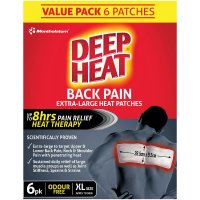 Deep Heat 加大号背部发热贴 6片