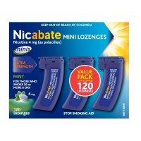 Nicabate Minis 尼古丁迷你含片 4mg 120粒