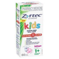 Zyrtec 仙特明儿童抗过敏口服液 泡泡糖味 60ml