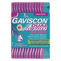 Gaviscon 双效口服混悬液袋装 薄荷味 24包