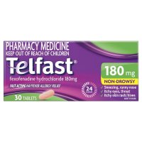 Telfast 抗过敏/花粉症片 180mg 30片