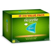 Nicorette 尼古丁戒烟咀嚼胶 4mg 清新水果味 315粒