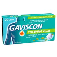 Gaviscon 加维斯康 抗酸咀嚼胶 清凉薄荷味 20粒