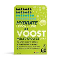 Voost Hydrate 补水电解质泡腾片 柠檬青柠味 60片 加量装
