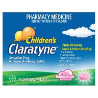 Claratyne 开瑞坦 儿童抗过敏鼻敏感咀嚼片 泡泡糖味 10片