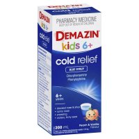 Demazin 儿童感冒糖浆 蓝色装 6岁以上 200ml
