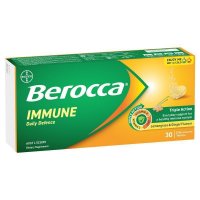 Berocca 每日免疫泡腾片 柠檬草生姜味 30片