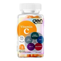 GEN All Gummies 维生素C软糖 香橙味 40粒