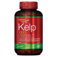 Microgenics 海带(昆布)Kelp 1000 胶囊 200粒