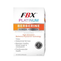 FBX Platinum 小檗碱(黄连素)Clinical Strength 胶囊 40粒