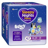 BabyLove SleepyNights 夜用拉拉裤 4-7岁(18-35kg)15片