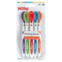 Nuby 努比 婴儿辅食喂食勺 6支装