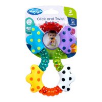 Playgro Click and Twist 婴儿扭转摇铃玩具