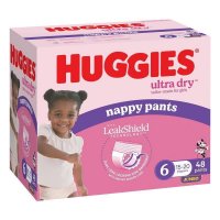 Huggies 好奇 Ultra Dry 女宝拉拉裤 6号 (15-20kg) 48片