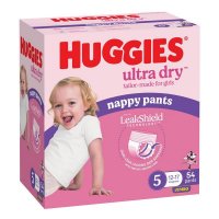 Huggies 好奇 Ultra Dry 女宝拉拉裤 5号 (12-17kg) 54片