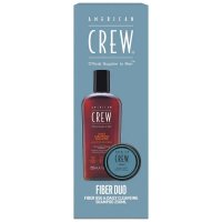 American Crew 纤维造型泥85g+日常洗发水250ml 礼盒套装