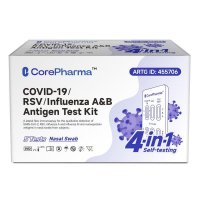 Corepharma 新冠/RSV/甲乙流 四合一抗原自测盒 5人份