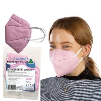Softmed N95 Pink Face Mask Single