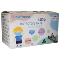 Softmed 儿童外科口罩 50片装