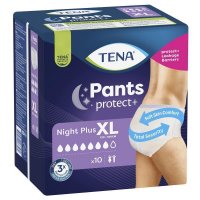 TENA 夜用加强型失禁拉拉裤 加大号 Extra Large 10片