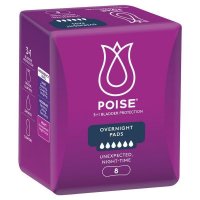 Poise Incontinence Pads Overnight 8 Pack