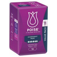 Poise Incontinence Pads Overnight 16 Pack
