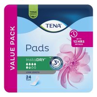 TENA 添宁 InstaDry 失禁护垫 加长型 Long Length 24片装