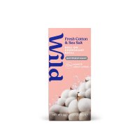 Wild Deodorant Antiperspirant Roll On Refill Cotton & Sea Salt 50ml
