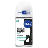 妮维雅 NIVEA 黑白走珠止汗露 Fresh 清新型 72 小时 50ml