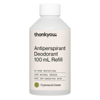 Thankyou 柏木雪松止汗除臭露 替换芯 100ml
