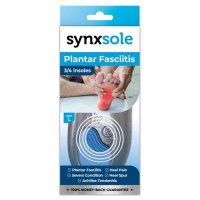 Synxsole Plantar Fasciitis Insoles Large