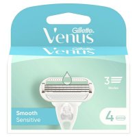 吉列 Gillette Venus 维纳斯 Smooth Sensitive 女士替换刀头 4片装