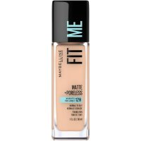 美宝莲 Maybelline Fit Me 哑光无痕粉底液 125 Nude Beige 裸米色