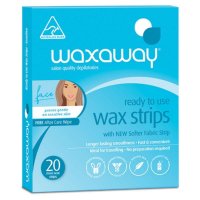 Waxaway 即用型面部脱毛蜡纸 敏感型 20片