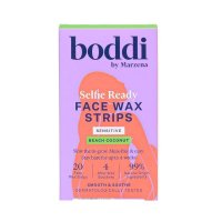 Boddi by Marzena Selfie Ready 面部脱毛蜡纸 敏感型 椰香 Beach Coconut 20片