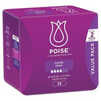 Poise 成人失禁护垫 Super 28片装