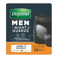 Depend 男士失禁护垫 Level 3 中量级 10片装