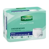 Depend Expert Care 成人失禁内裤 Maxi 加量吸收 XL码 10条装