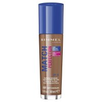 Rimmel Match Perfection 贴合粉底液 601 Soft Chocolate 柔巧克力色