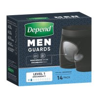 Depend 男士失禁护垫 Level 1 轻量级 14片装