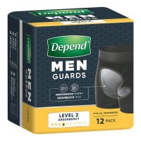 Depend 男士失禁护垫 Level 2 12片装