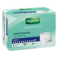 Depend Expert Care 成人失禁内裤 加强吸收型 大号 10条