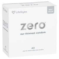 LifeStyles Zero 超薄避孕套 40只