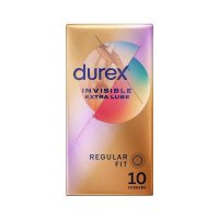 Durex杜蕾斯 Invisible 超薄加倍润滑避孕套 10只
