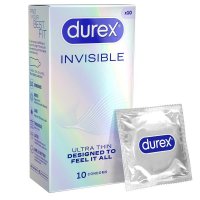 Durex 杜蕾斯 Invisible 超薄避孕套 标准贴合 10只装