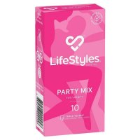 LifeStyles 避孕套 Party Mix 混合装 10只装