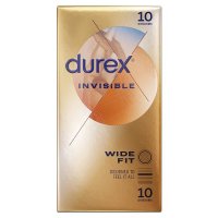 Durex 杜蕾斯 Invisible 超薄避孕套 宽版贴合 10只装