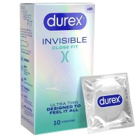 Durex 杜蕾斯 Invisible 超薄避孕套 紧型贴合 10只装
