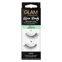 Glam By Manicare Glam Ready 预上胶假睫毛 Heidi Length 加长款