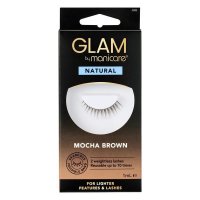 Glam By Manicare Glam Ready 预上胶假睫毛 Mocha Brown 摩卡棕 Natural 22459